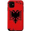 Albanese Orgoglio Albania Patria Regali Albania Vintage Bandiera Albanese Custodia per iPhone 11