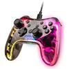 Mars Gaming MGPC, Wireless Gamepad 2.4GPRO, Neon RGB, Dual Haptic Vibration, Analog Joysticks, Controller for PC, PS3, Mac, Switch, Switch 2, Raspberry Pi, Android, Trasparente