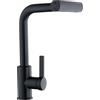 Invena Nelia rubinetto da cucina verticale nero BZ-34-004