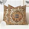 Miuyunya Set di 2 Federe per Cuscini Divano da Esterno 40x40 Impermeabili Federe Cuscini Decorativi Bohémien Moderni Beige Copricuscino Decorativo per Soggiorno Camera Letto Auto