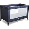 GIOJOY Lettino da Viaggio Basic Blu, Pieghevole con Borsa per il Trasporto - 74x65x125 cm