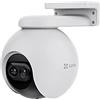 EZVIZ C8PF - Telecamera di sorveglianza WiFi Full HD con Doppia Lente e Funzione Pan e Tilt - Copertura a 360°, Slot per schede MicroSD, Visione Notturna Intelligente (CS-C8PF-A0-6E22WFR)