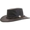 Barmah Hats Barmah Cappello Squashy Sundowner Kangaroo Uomo - Made in Australia Stockman Outdoor Canguro con Fascia Pelle, pistagna Estate/Inverno Primavera Estate Autunno Inverno - XXL (62-63 cm) Marrone