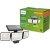 Philips Lighting Philips LED Nysil Luce Solare di Sicurezza per Esterni, Luce Bianca Fredda, 8.7W, IP44, Nero