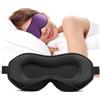 Umisleep 2023, maschera per dormire sul fianco, maschera 3D, per uomini, donne, maschera per gli occhi morbida e traspirante, 100% con blocco della luce, con cinturino regolabile per i viaggi