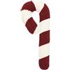GENERIC Peppermint Candy Pillow | Cuscino decorativo in peluche a forma di caramella | dolce a forma di dolce decorazione natalizia rossa e bianca | Cuscino natalizio per camera da letto, soggiorno