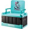 Numskull Fortnite Scatola Portaoggetti 2-in-1 e Sedia Pieghevole - Organizzatore con Coperchio e Maniglie per Camerette - Merchandising Ufficiale Fortnite