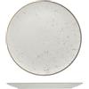 Saturnia 28 cm - Stains Piatto Piano Rotondo In Porcellana - Set 6 Pz