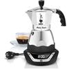 Bialetti 3 Tz - Easy Timer Moka Elettrica In Alluminio