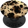 Generic Nero e Bianco Tortoiseshell Pattern Astratto Elegante PopSockets PopGrip Adesivo
