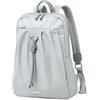 GOLF SUPAGS Moda Zaino per Laptop da Donna, Zaino da Viaggio Lavoro, Borsa Porta Computer Ultrasottile e Impermeabile per Notebook da 13.3 Pollici (Grigio Pallido)