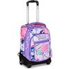 Mitama Trolley DR Scuola LOVE&SHINE, 34 Lt, Uso zaino, Tasca con organizer, Bambina, Scuola elementare e media, Viaggi e tempo libero