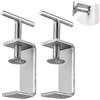 EXLECO 2 Pezzi Morsetto a C Resistenti 15-60 mm Morsetti da Falegname Acciaio Inox Morsetti per legno, Morsetti a Vite, Morsetto di Fissaggio, Morsetti a C per Lavori in Legno Saldatura Carpenteria