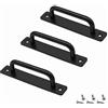 xlwen Maniglia Porta Scorrevole, 3 Pezzi Maniglia per Porta da Fienile, Maniglie per Porte Mobili ,Realizzato in Materiale in Lega di Alluminio,per Porte e Finestre, Cassetti, Porte da Giardino e Armadi