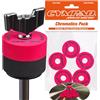 Cympad Rosso Chromatics Foam Cymbal Pad Set - Rondelle in schiuma a memoria di forma ad alta densità per migliorare il suono e la durata, adatte a tutti i supporti per piatti - 40/15mm