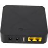 Spacnana Mini UPS con Opzioni di Uscita Multiple Batteria di Backup 8000 MAh per Router Fotocamera Modem Porta USB Protezione Intelligente UPS 5 V 9 V 12 V 48 V Porta POE (Spina