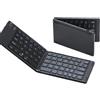 Zvn Zojne Tastiera Wireless Pieghevole - Tastiera Pieghevole Portatile | Dispositivo Di Input Wireless Ricaricabile | Strumento Di Tipo Di Input Flessibile A Basso Rumore Per Laptop Tablet Smartphone Uomini Don