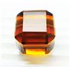 Senza marchio Padparadscha certificato A++ enorme cubo di zaffiro taglio quadrato 137 ct...