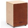 VEVOR Cajon Box Drum, Cordiere Rullanti Interni, Scatola di Percussioni in Legno Leggera, Strumento Musicale Portatile in Legno di Betulla con Piedini in Silicone, 305 x 305 x 430 mm