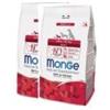 MONGE MINI ADULT POLLO KG.7,5 x2pz