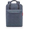 Reisenthel EJ4113 ALLDAY BACKPACK M HERRINGBONE DARK BLUE Borsa sportiva Unisex Adulto HERRINGBONE DARK BLUE Taglia Unica