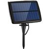 SUAVER Pannello solare da 5,5 V, caricatore solare per faretto esterno, batteria IP65, resistente alle intemperie, batteria ricaricabile 3,7 V, 2000 mA