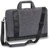PEDEA borsa per PC portatile Fancy Borsa per notebook fino a 17,3 pollici (43,9 cm) borsa con tracolla, grigio
