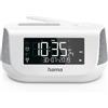 Hama - Radio sveglia digitale DR36SBT, FM/DAB/DAB+ / Bluetooth, bianco