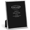 Edzard cornice per foto Genova, placcata in argento pregiato, antiossidante, per foto 15 x 20 cm, inclusi 2 appendini