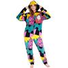 Disney The Nightmare Before Christmas Pile Pigiama Intero con Cappuccio Donna (Multicolore, S)