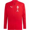 AC MILAN Giacca Training, Stagione 2023/24, Rosso, Adulto, Unisex, XXL