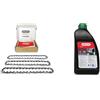 Oregon 91P033X3 Confezione da 3 Catene per Motosega Telescopica 3/8" LP da 33 Maglie di Trasmissione, 1.3mm, per Barre da 20 cm, Compatibili con Bosch, Black & Decker, Ryobi ed altre marche