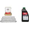 Oregon 91P - Set di catene per motoseghe da 3 pollici (40 cm - barra di montaggio), 57 maglie di trasmissione, basso rimbalzo, compatibile con Titan, Gardenline, Black & Decker e altri