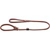 HUNTER Retriever - Guinzaglio Rotondo & Soft Canadian UP, Colore: Cognac, Morbida Pelle, Cinturino da Polso, Anello di Arresto Arrotondato, sostenibile, Made in Germany, Misura 10/120