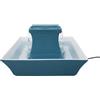 PetSafe Drinkwell Pagoda - Fontana per Bere per Cani e Gatti in Ceramica, Design Minimalista per Uso Domestico e Capacità di 2 Litri - Blu