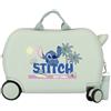 Disney Valigia per bambini Joumma Stitch Just Chill Verde 45x31x20 cm Rigida 1,8 kg Lucchetto a combinazione laterale ABS 1,8 kg 27,9 l Bagaglio a mano