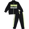 Chicco, Completo Tuta Bambino, Felpa con Pratica Chiusura a Zip e Pantaloni, in Morbido Cotone Non Felpato, Ideale per Primavera e Autunno, Designed in Italy, Abbigliamento Bambini