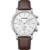 Wenger Orologio Cronografo Quarzo Unisex con Cinturino in Pelle 01.1743.101