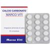 MARCO VITI FARMACEUTICI SpA Marco Viti Farmaceutici Calcio Carbonato Viti 60 Compresse