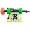 NJJIHUI Lucidatrice per gioielli, Lucidatrice da banco elettrica Rettificatrice for gioielli Gemma Smerigliatrice for roccia Lucidatrice for tornio da tavolo Velocità regolabile 0-10000 RPM 750 W(Blanco)