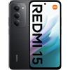 Smartphone Xiaomi Redmi 15 4G Dual Sim 8GB RAM 256GB - Midnight Black EU
