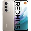 Smartphone Xiaomi Redmi 15 4G Dual Sim 8GB RAM 256GB - Titan Gray EU