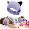 Joythink Cuffie Bluetooth per Bambini, Maschera per Dormire con Auricolari Wireless, Fascia Morbida con Altoparlanti Sottili, Cuffie per Viaggio, Aereo, Sonno, Tablet, Bambini e Bambine Acqua