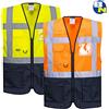 Portwest Gilet ad alta visibilità multitasche bicolore Arancione XXL