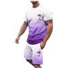 Generico Tuta Estiva con Stampa Uomo Completo Leggeri Leggero Completino Due Pezzi Elastico Estivo Traspirante Eleganti Palestra Comodi Ginnastica Fashion Streetwear Style
