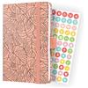 SIGEL J4352 Jolie Agenda settimanale 2024, Rose Monstera, 9,5 x 15 cm, copertina rigida, 174 pagine, rosato, nero