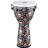 Meinl Percussion Djembe (tutte le stagioni) con guscio e testa sintetici, serie Alpine - NON MADE IN CHINA - 12 Medium Size tuned meccanicamente 2 ANNI (ADJ12-DA)