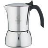 FOREVER Caffettiera Moka Induzione 6 Tazze, Miss Perla, Caffettiera Moka per Casa, Caffettiera Portatile per Viaggio, Tazze di Caffè, inclusa Guarnizione in Silicone