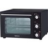 Necchi - NKS35 Forno elettrico ventilato da 35 litri con doppie porte in vetro e selettore a 6 stadi, temperatura regolabile fino a 230°
