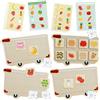 Nene Toys La Mia Lista della Spesa - Gioco da Tavolo per Contare, Memoria e Abbinare da 3 Anni - Gioco Montessori Educativo in Legno con Pezzi Magnetici - Regalo Bambini 3 4 5 6 7 Anni Maschi Femmine